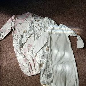 Newborn sleep gowns